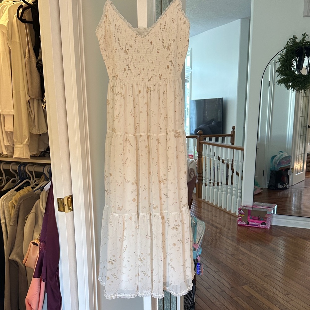 Wilfred White Floral Dress